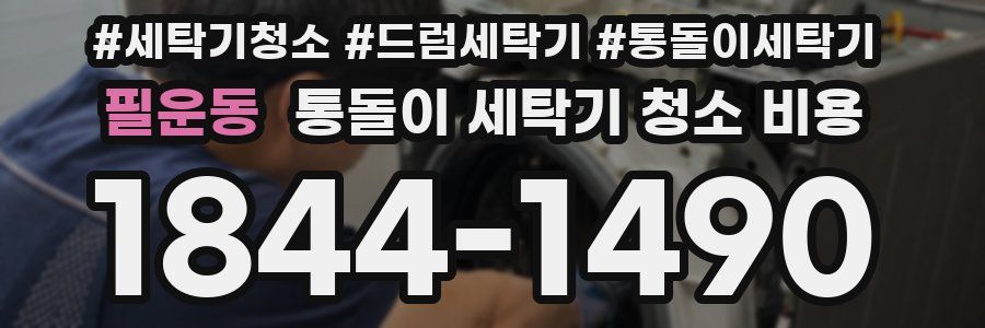 필운동 통돌이 세탁기 청소 비용
