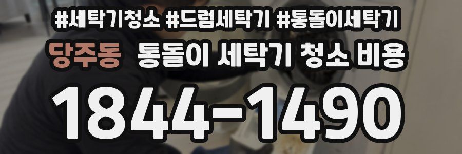 당주동 통돌이 세탁기 청소 비용
