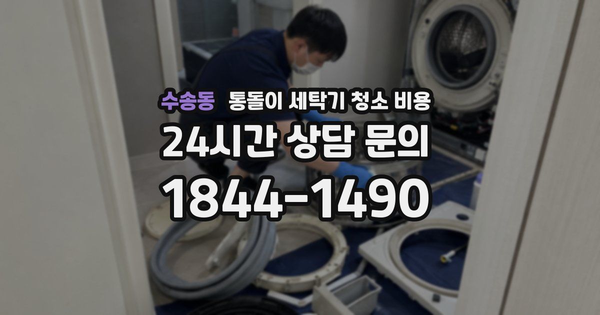 수송동 통돌이 세탁기 청소 비용