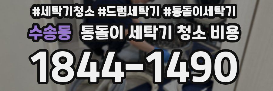 수송동 통돌이 세탁기 청소 비용
