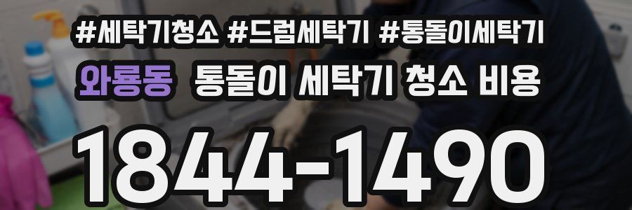 와룡동 통돌이 세탁기 청소 비용