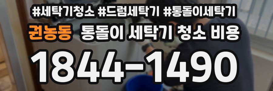권농동 통돌이 세탁기 청소 비용