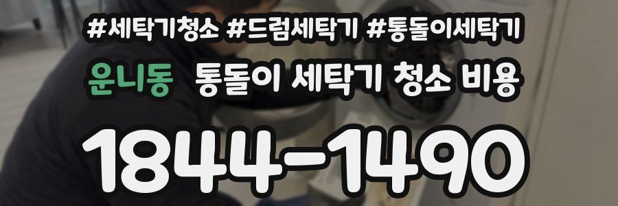 운니동 통돌이 세탁기 청소 비용