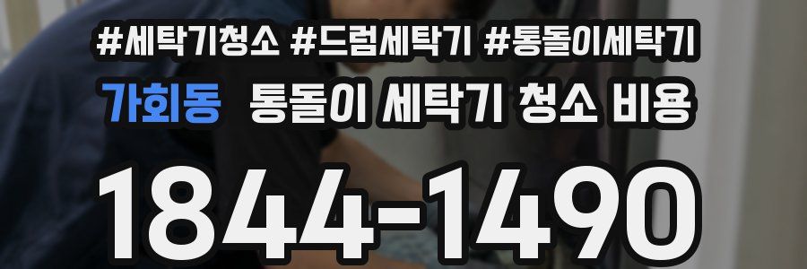 가회동 통돌이 세탁기 청소 비용