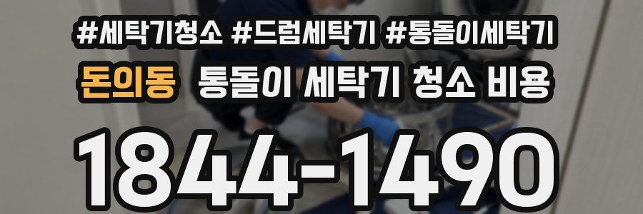 돈의동 통돌이 세탁기 청소 비용