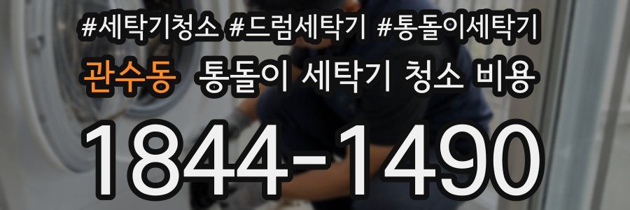 관수동 통돌이 세탁기 청소 비용