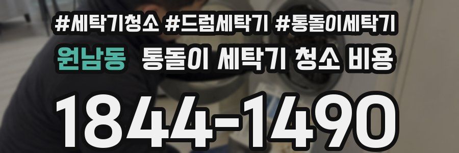 원남동 통돌이 세탁기 청소 비용