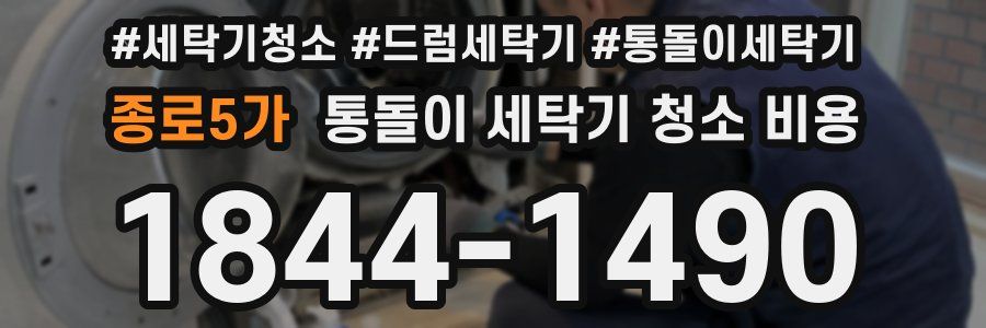 종로5가 통돌이 세탁기 청소 비용