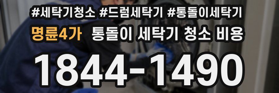 명륜4가 통돌이 세탁기 청소 비용