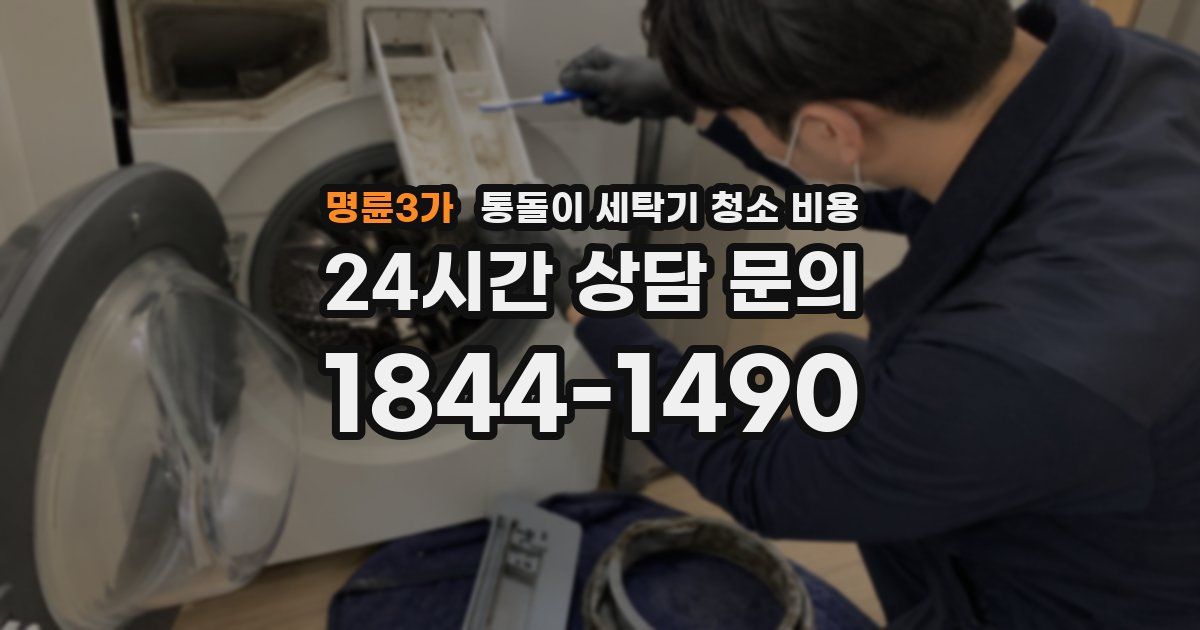 명륜3가 통돌이 세탁기 청소 비용