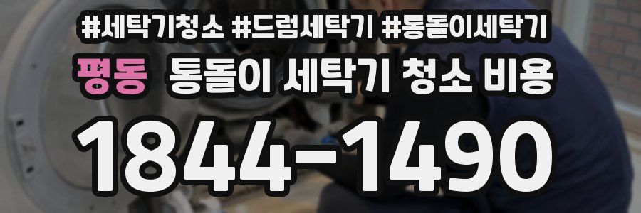 평동 통돌이 세탁기 청소 비용