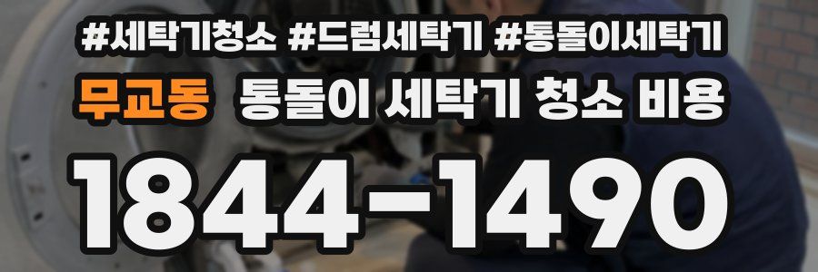 무교동 통돌이 세탁기 청소 비용