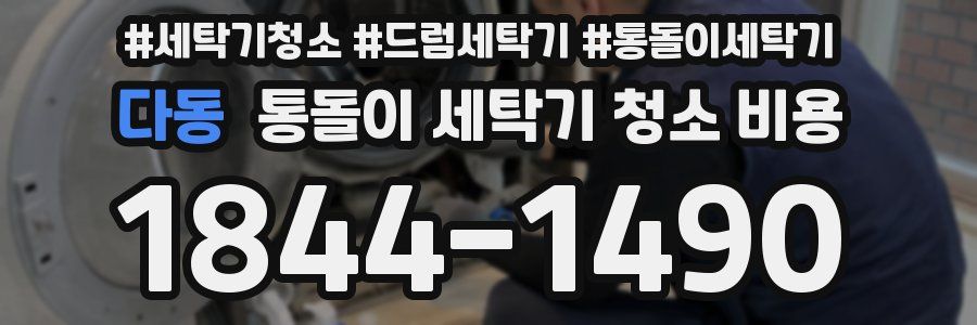 다동 통돌이 세탁기 청소 비용