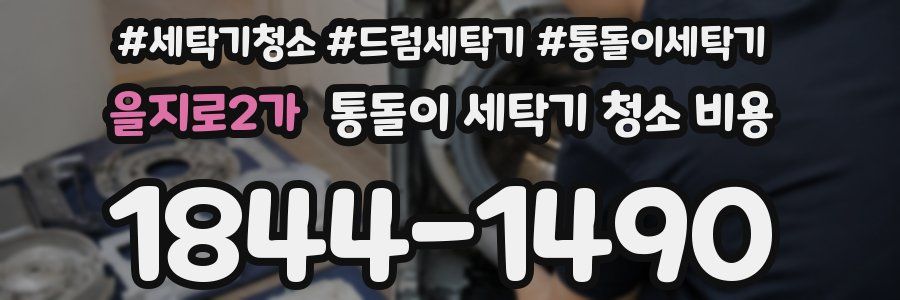 을지로2가 통돌이 세탁기 청소 비용