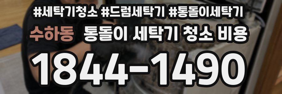 수하동 통돌이 세탁기 청소 비용