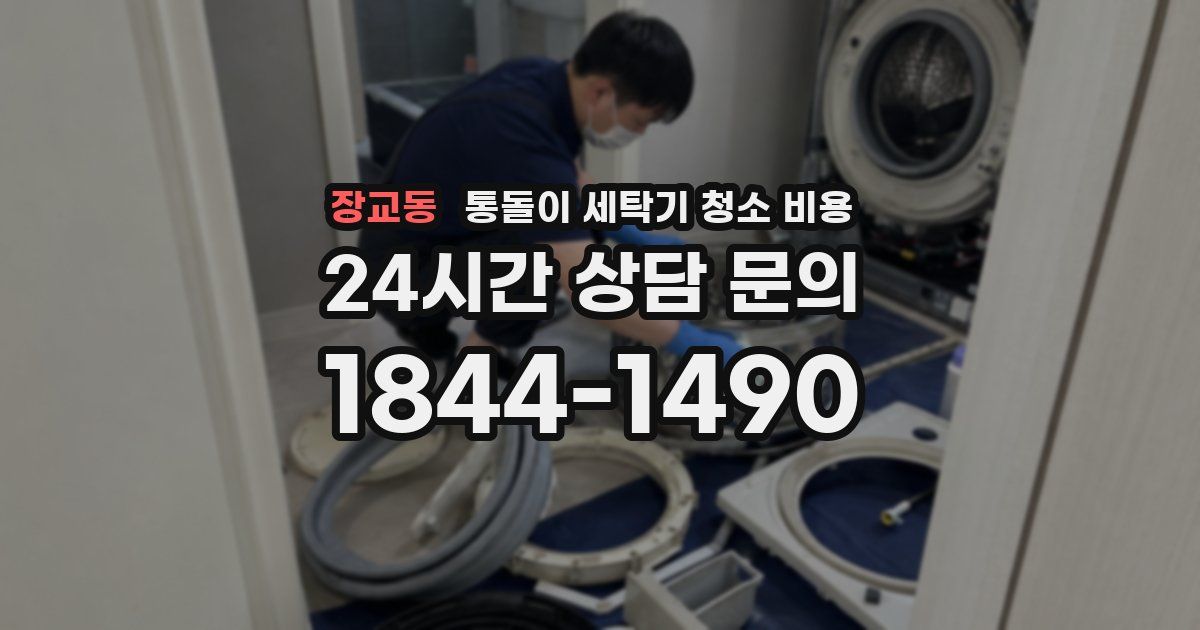 장교동 통돌이 세탁기 청소 비용