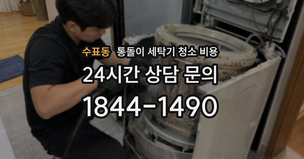 수표동 통돌이 세탁기 청소 비용