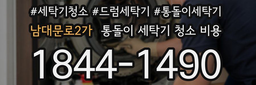 남대문로2가 통돌이 세탁기 청소 비용