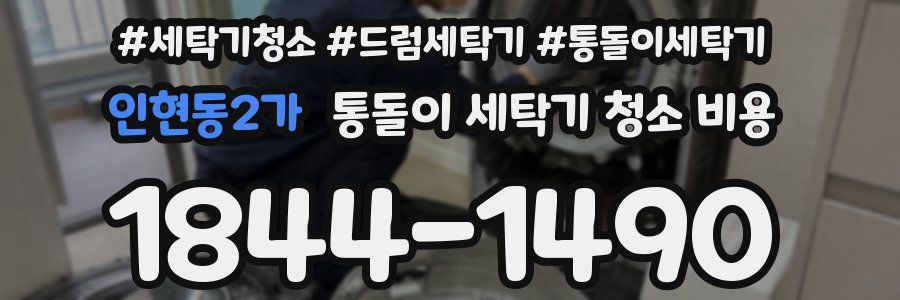 인현동2가 통돌이 세탁기 청소 비용