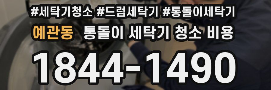 예관동 통돌이 세탁기 청소 비용