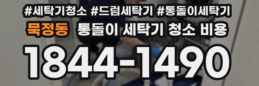 묵정동 통돌이 세탁기 청소 비용