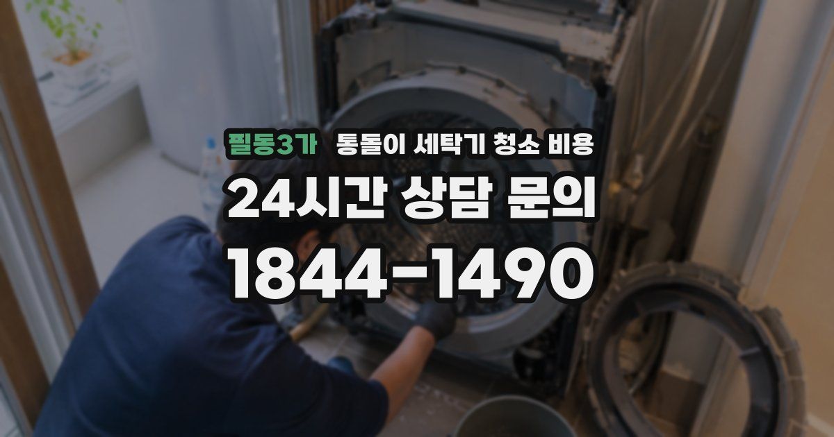 필동3가 통돌이 세탁기 청소 비용