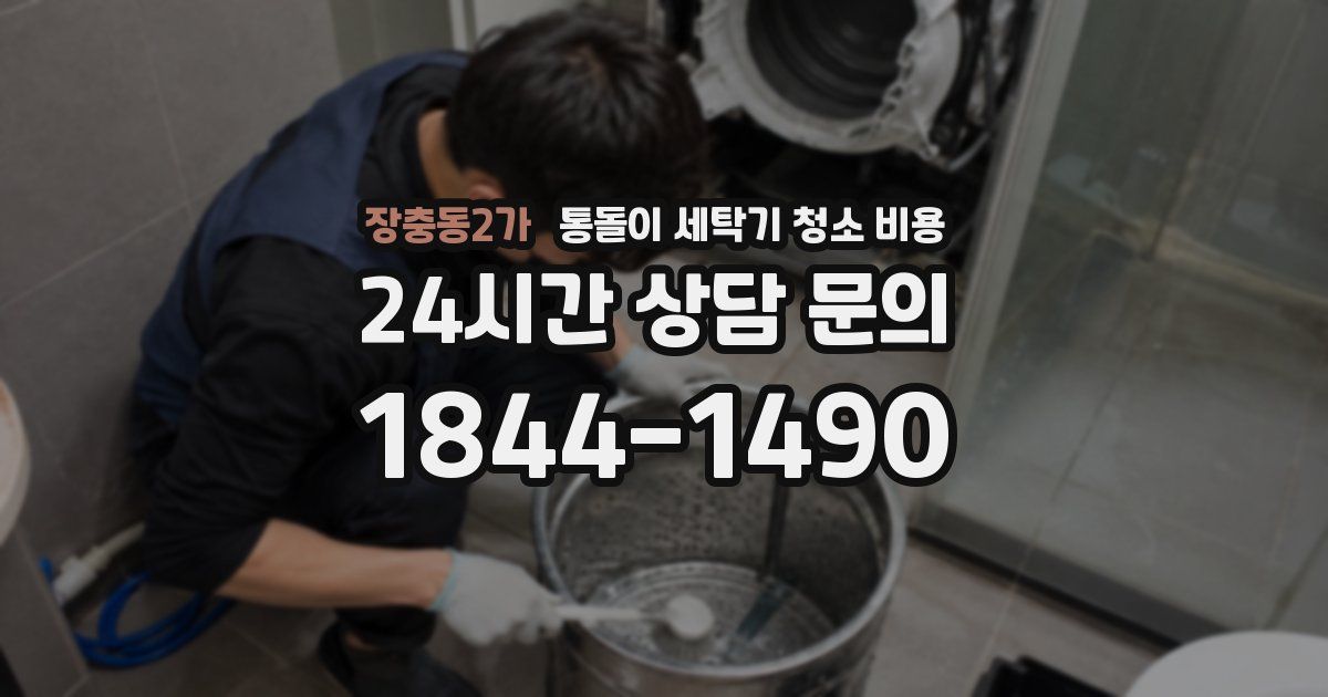 장충동2가 통돌이 세탁기 청소 비용