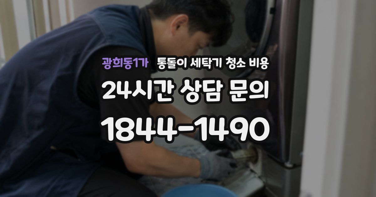 광희동1가 통돌이 세탁기 청소 비용