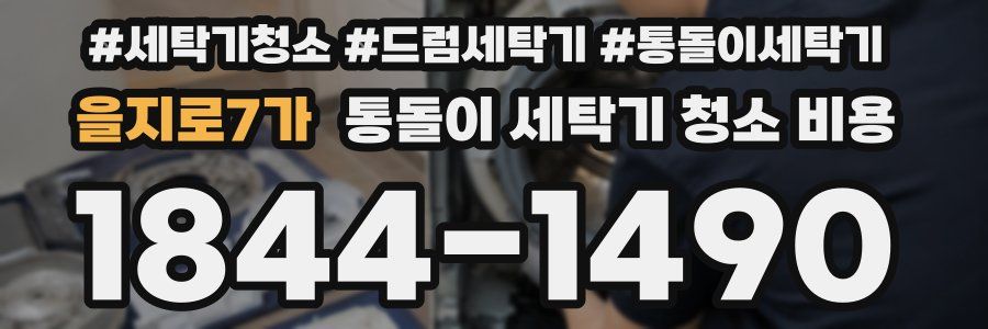 을지로7가 통돌이 세탁기 청소 비용