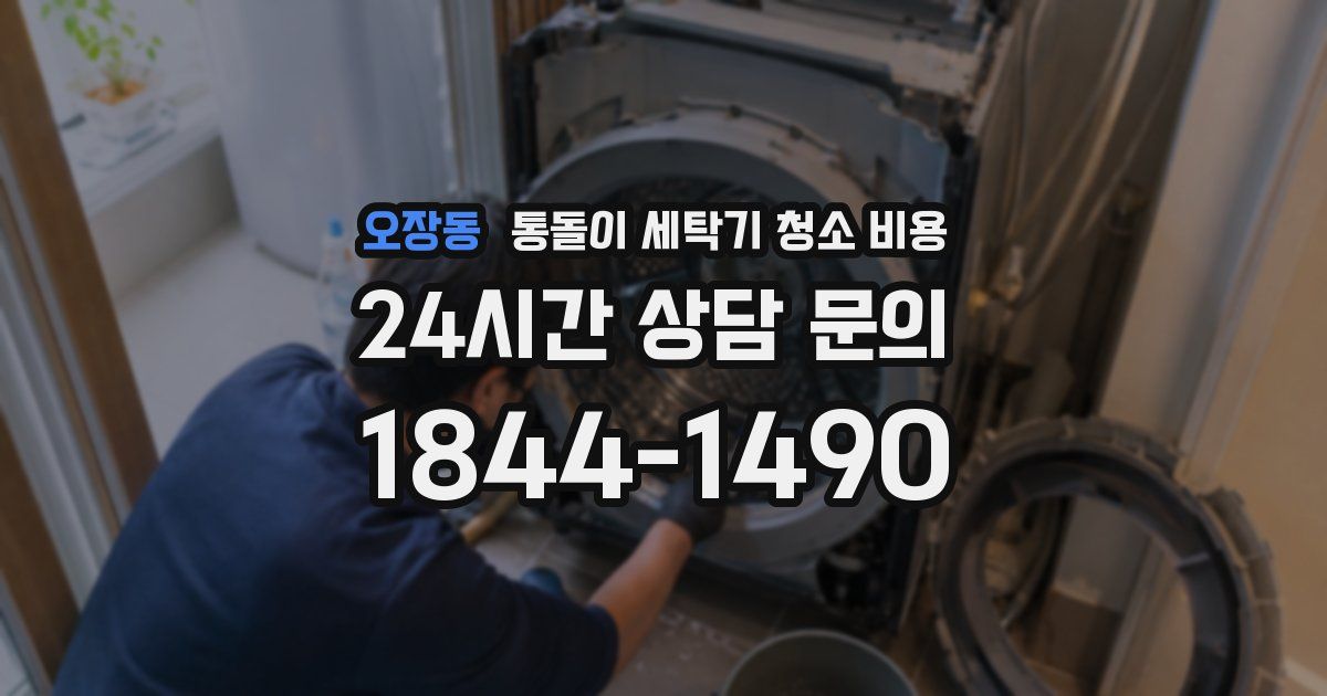 오장동 통돌이 세탁기 청소 비용