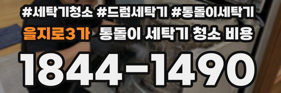 을지로3가 통돌이 세탁기 청소 비용