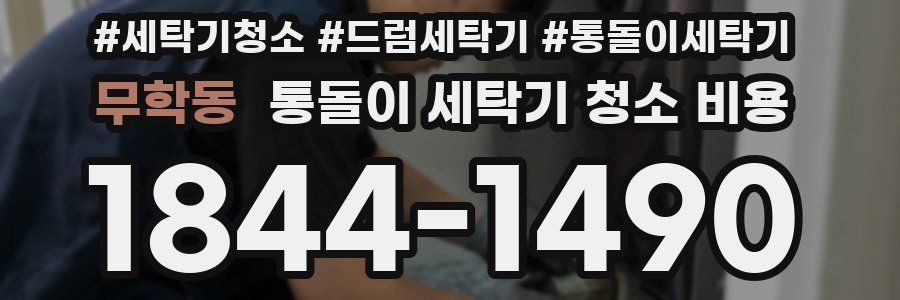무학동 통돌이 세탁기 청소 비용