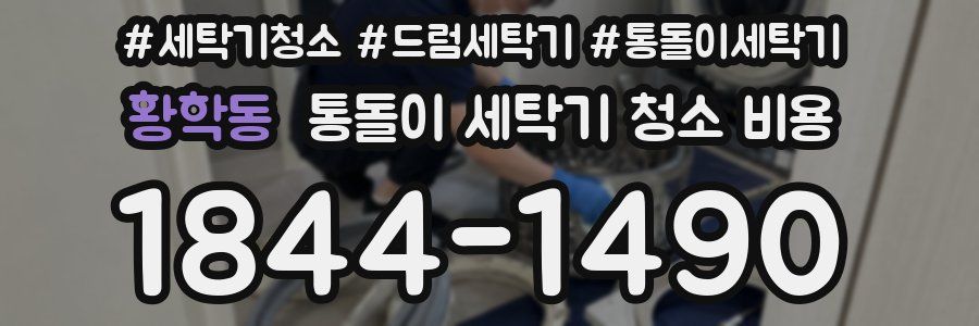 황학동 통돌이 세탁기 청소 비용
