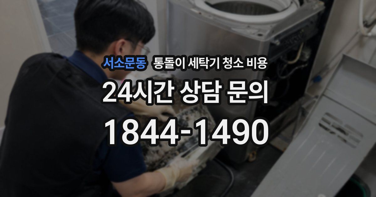 서소문동 통돌이 세탁기 청소 비용