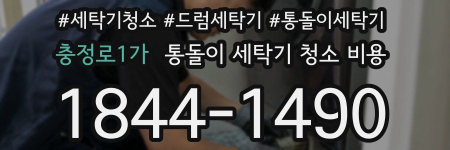 충정로1가 통돌이 세탁기 청소 비용
