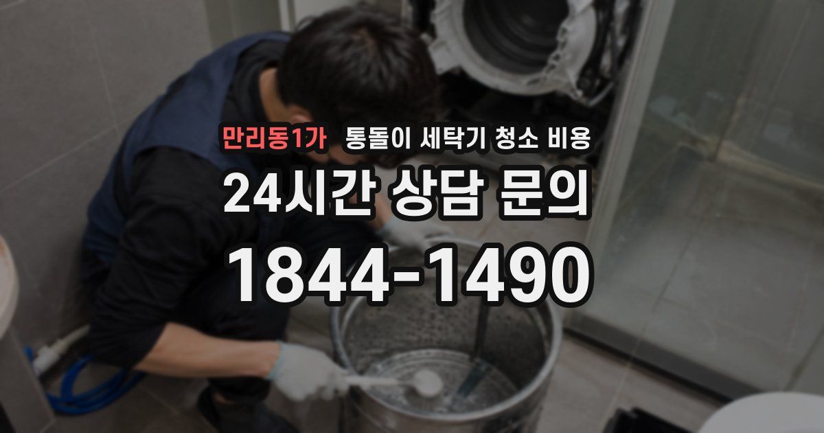 만리동1가 통돌이 세탁기 청소 비용