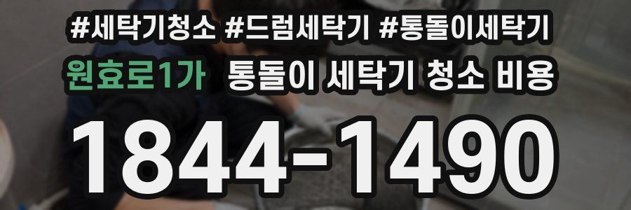 원효로1가 통돌이 세탁기 청소 비용
