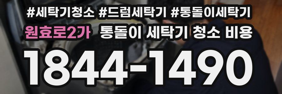 원효로2가 통돌이 세탁기 청소 비용