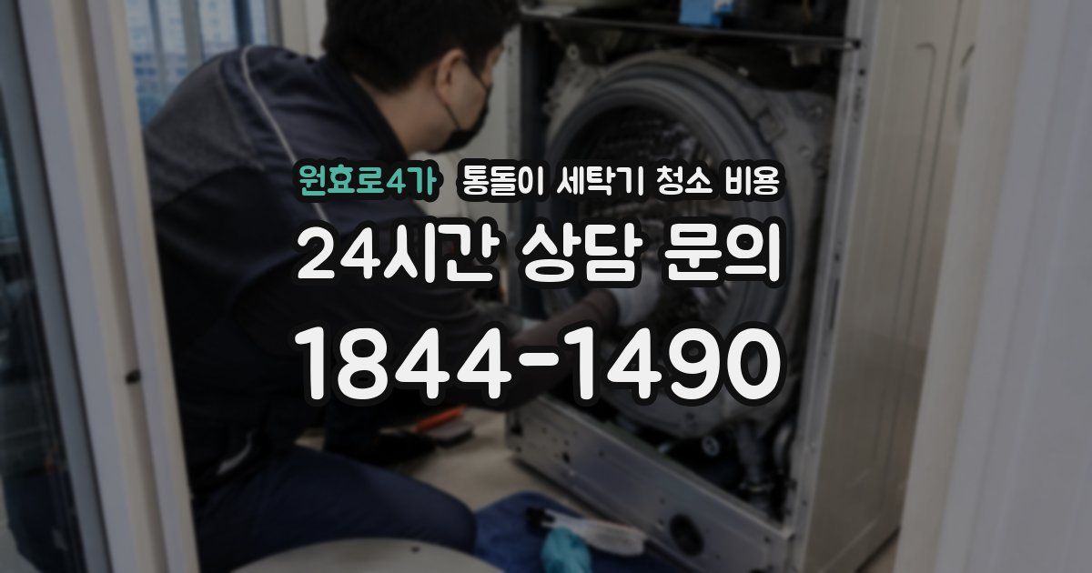 원효로4가 통돌이 세탁기 청소 비용