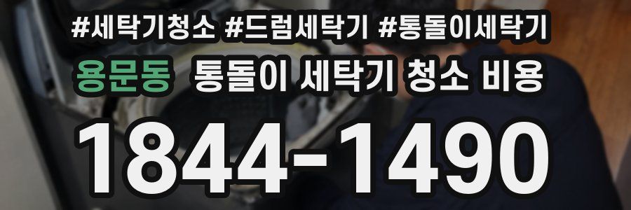 용문동 통돌이 세탁기 청소 비용