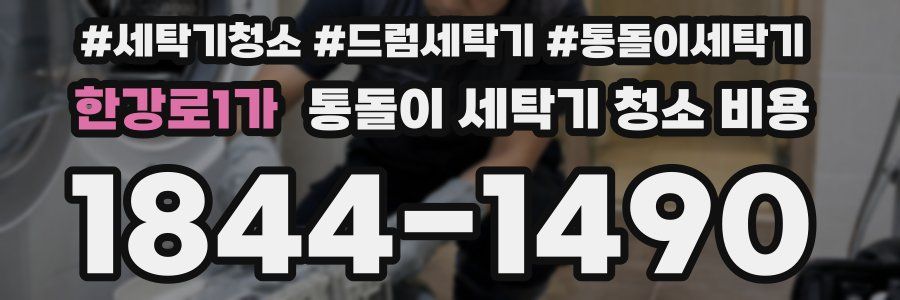 한강로1가 통돌이 세탁기 청소 비용
