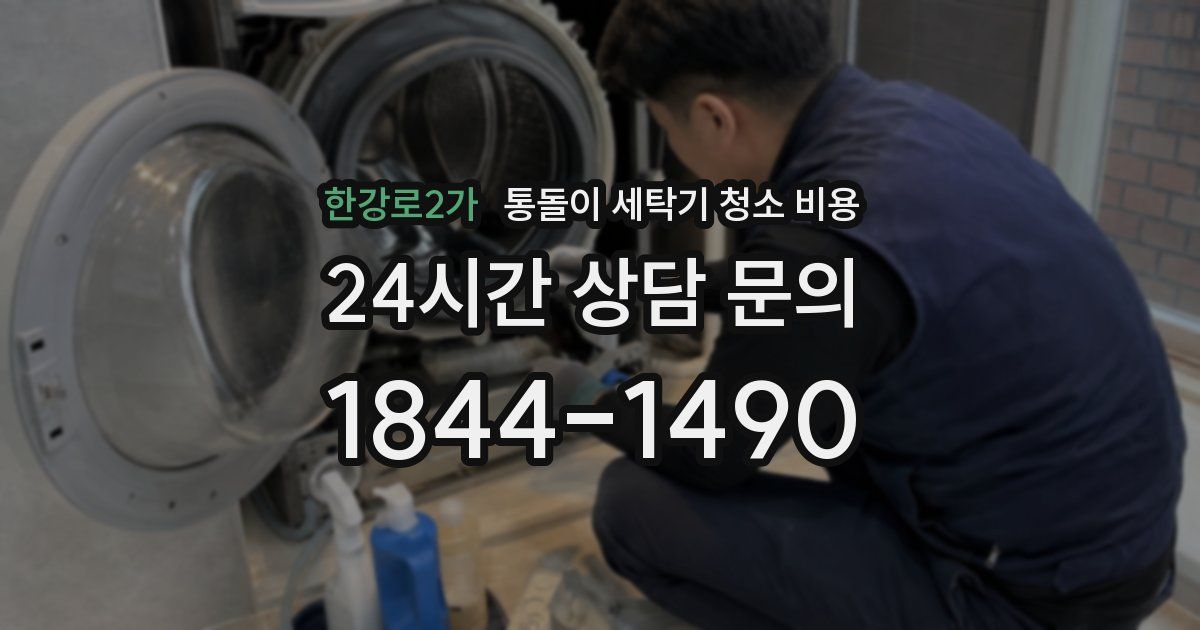 한강로2가 통돌이 세탁기 청소 비용