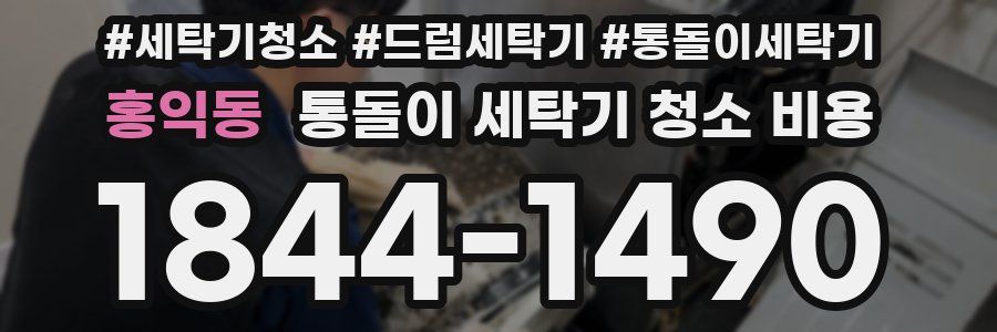 홍익동 통돌이 세탁기 청소 비용