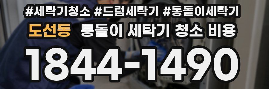 도선동 통돌이 세탁기 청소 비용