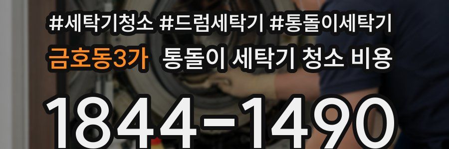 금호동3가 통돌이 세탁기 청소 비용