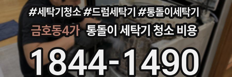금호동4가 통돌이 세탁기 청소 비용