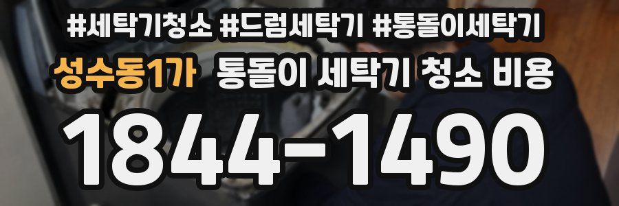 성수동1가 통돌이 세탁기 청소 비용