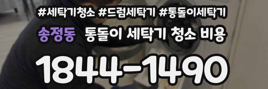 송정동 통돌이 세탁기 청소 비용
