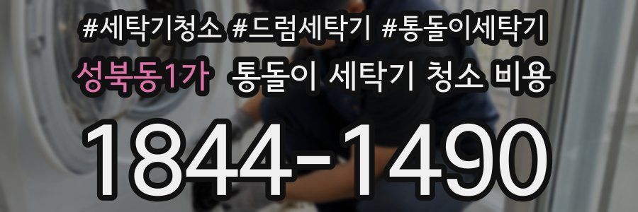 성북동1가 통돌이 세탁기 청소 비용