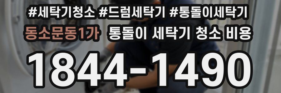 동소문동1가 통돌이 세탁기 청소 비용